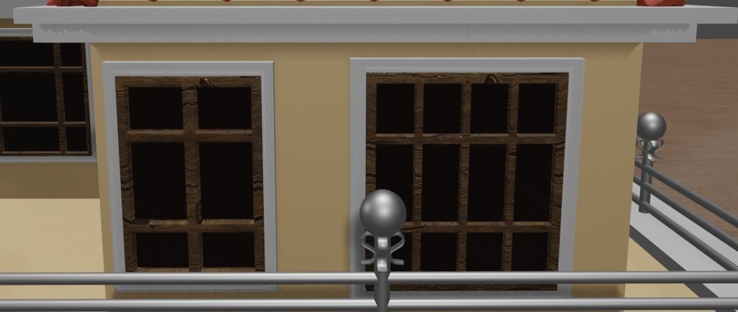 Modern house 3d model 3D model_8