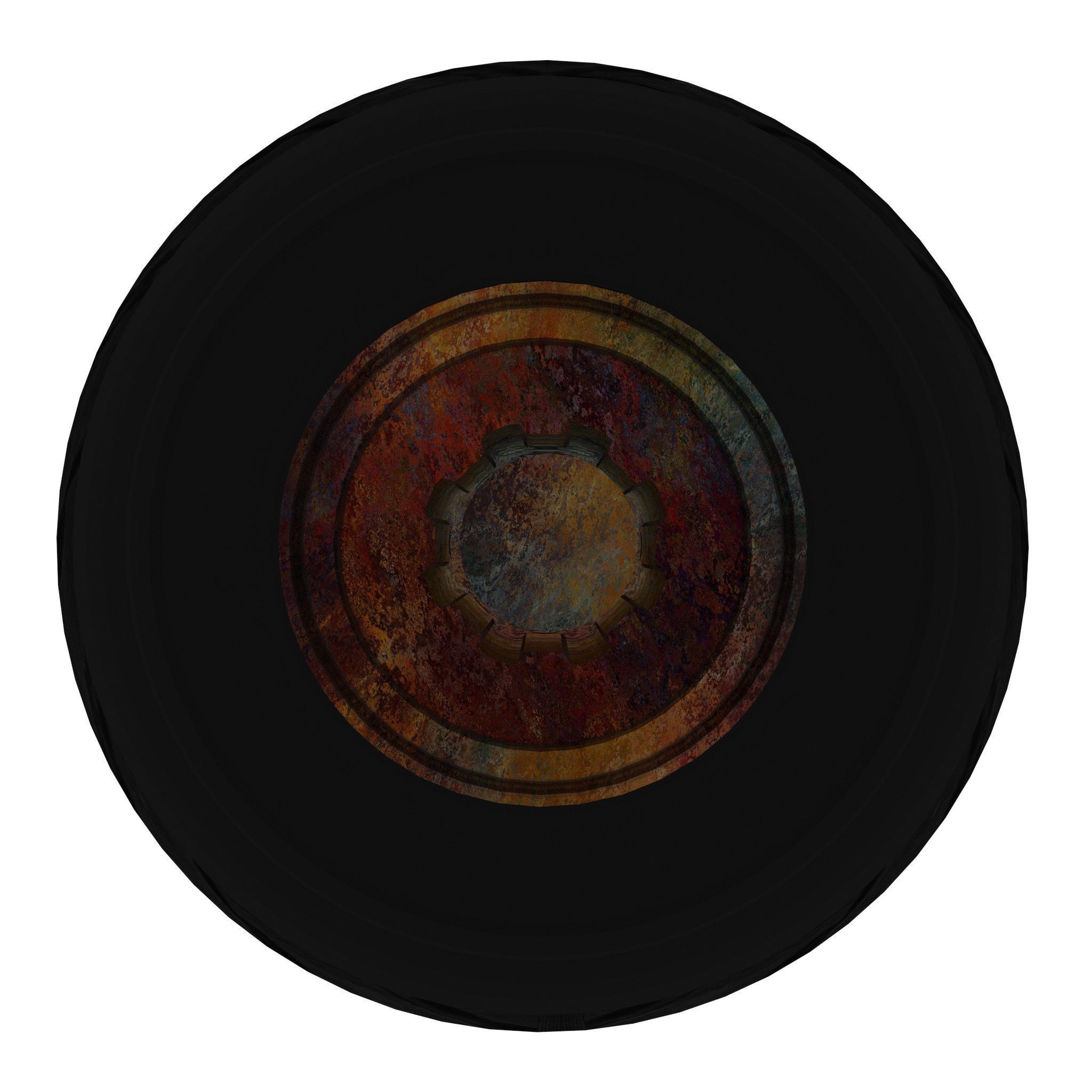 Rusty Tire 3D model_1