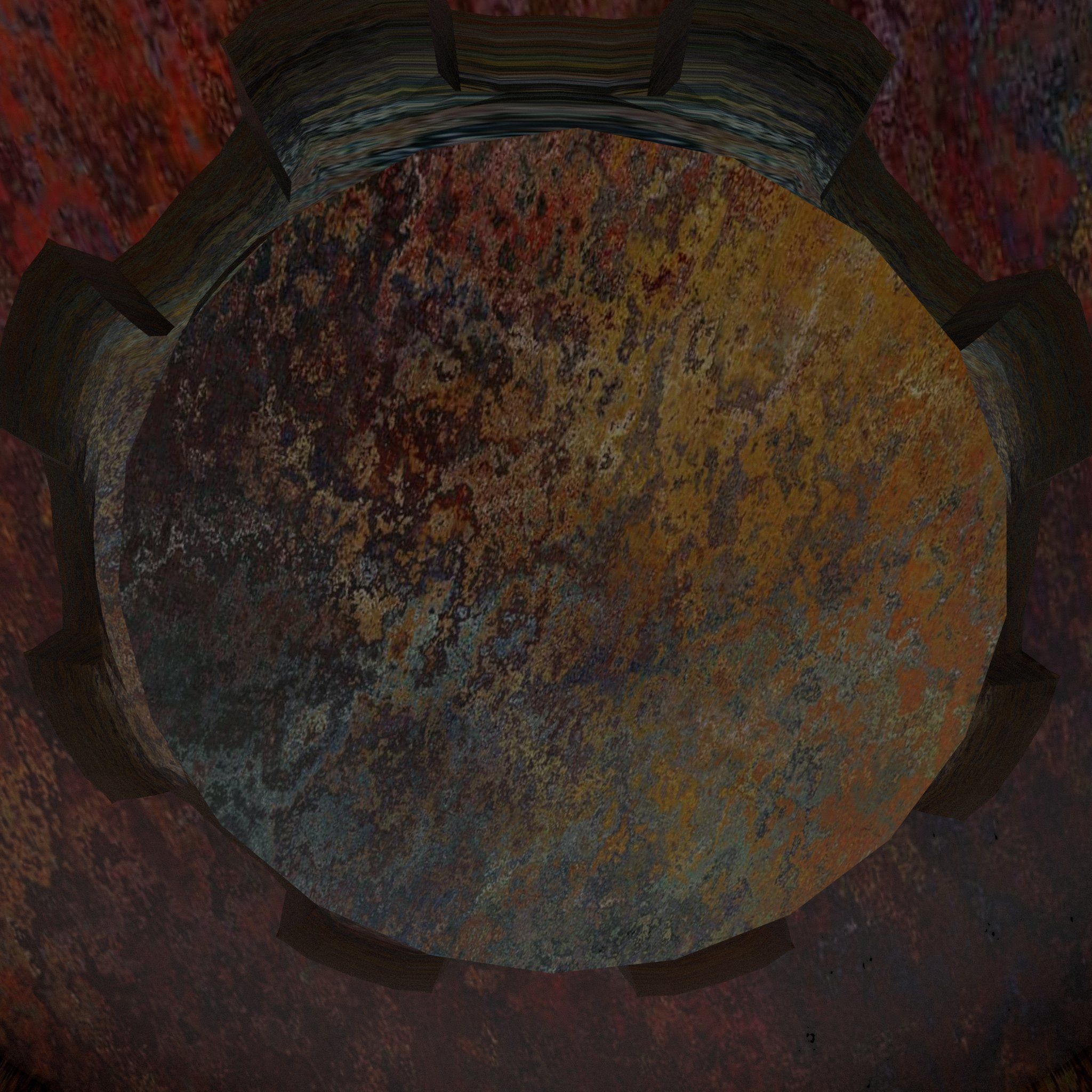 Rusty Tire 3D model_7