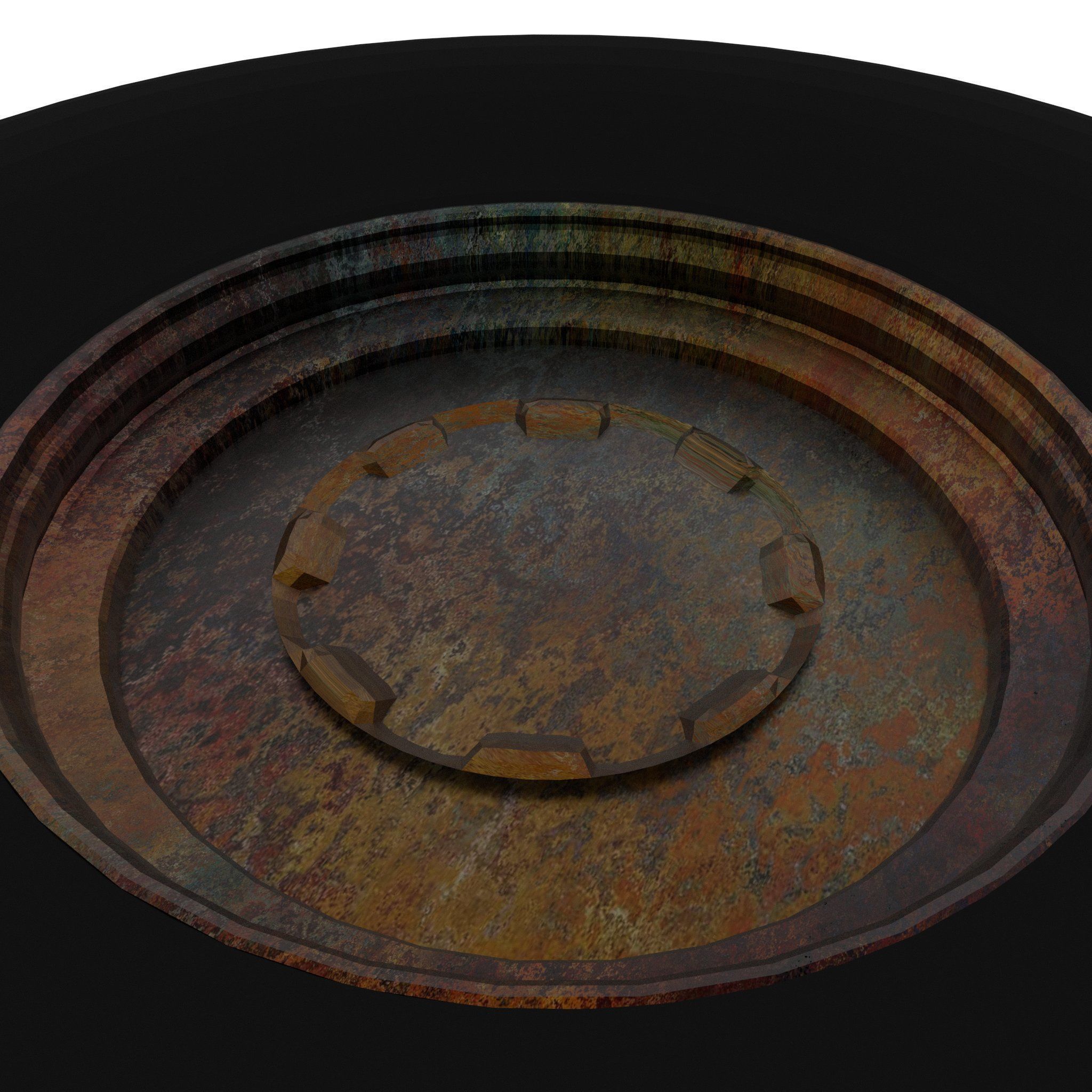 Rusty Tire 3D model_4