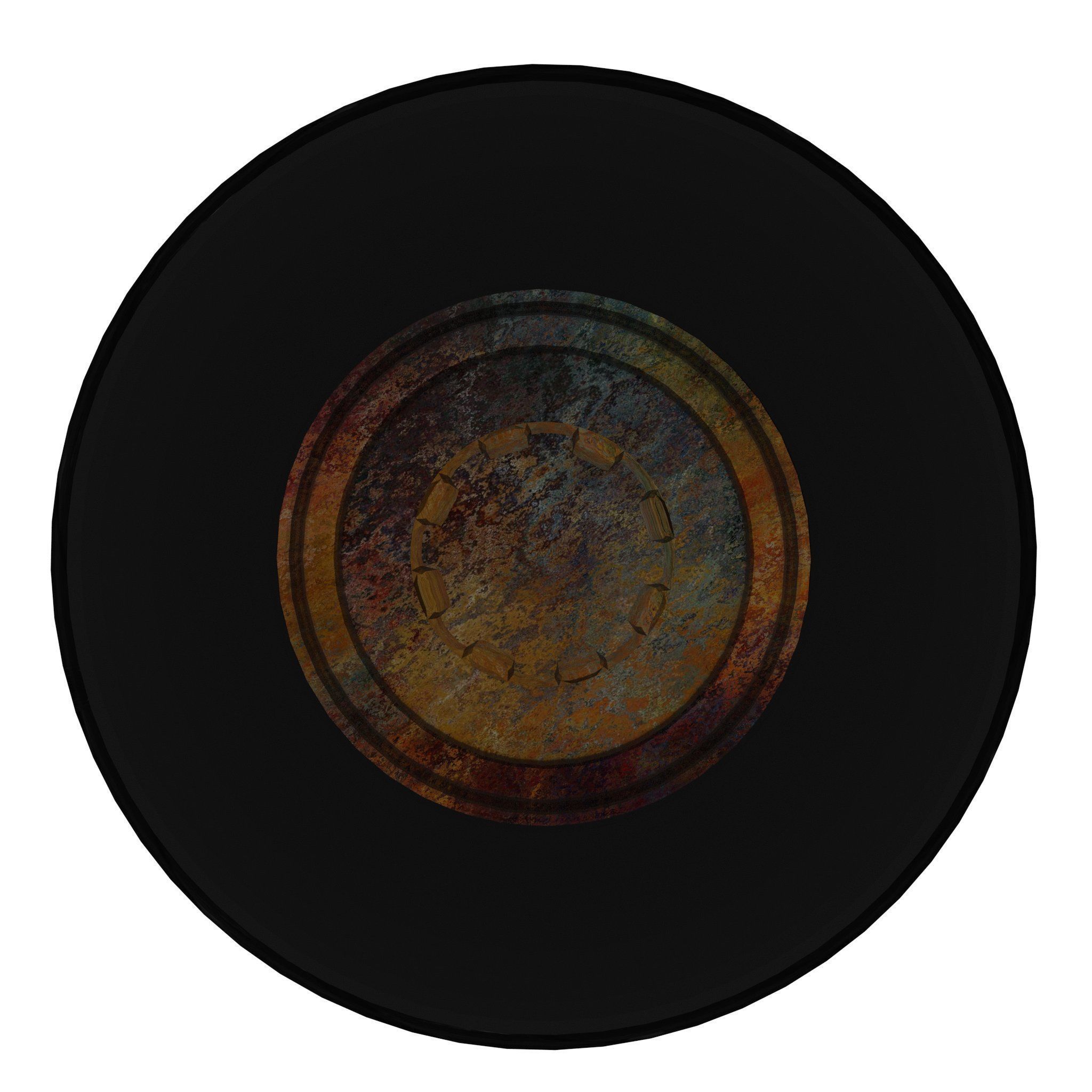 Rusty Tire 3D model_3