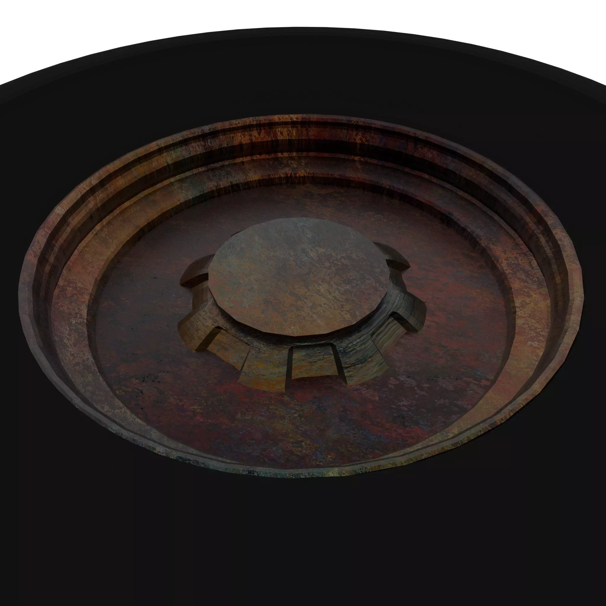 Rusty Tire 3D model_0