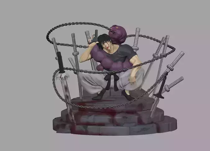 Toji - Jujutsu Kaisen Fan Art 3D print model