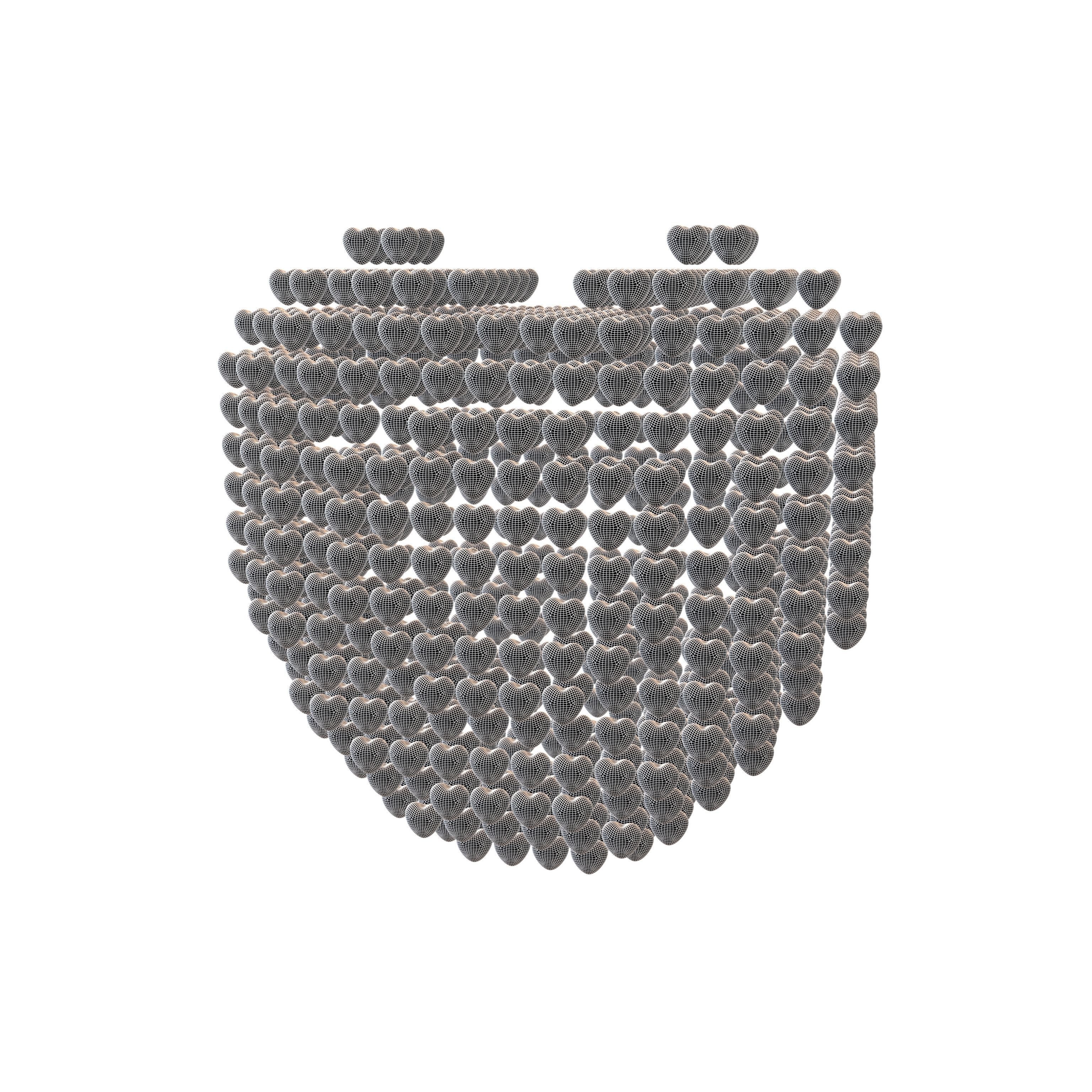 Heart Stylish Style v1 003 3D model_7