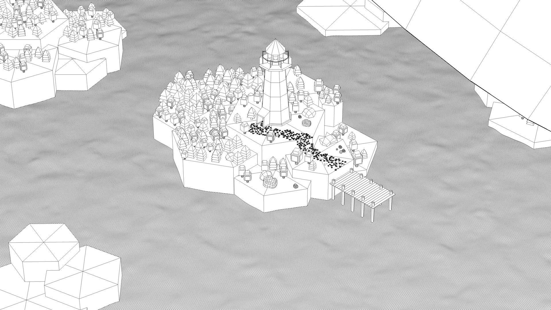 Low Poly World 01 Low-poly 3D model_8