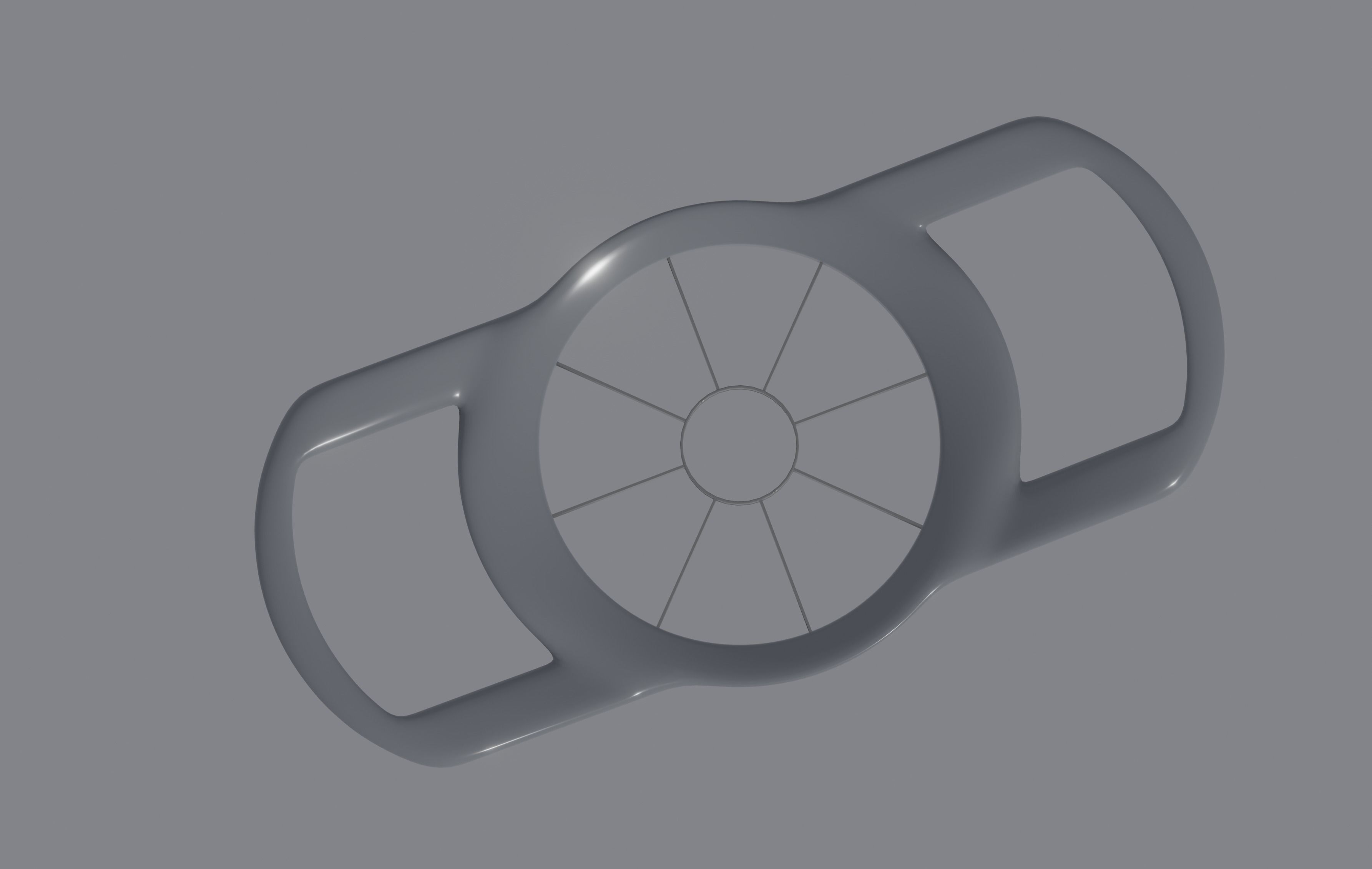 Apple Slicer 3D model_6