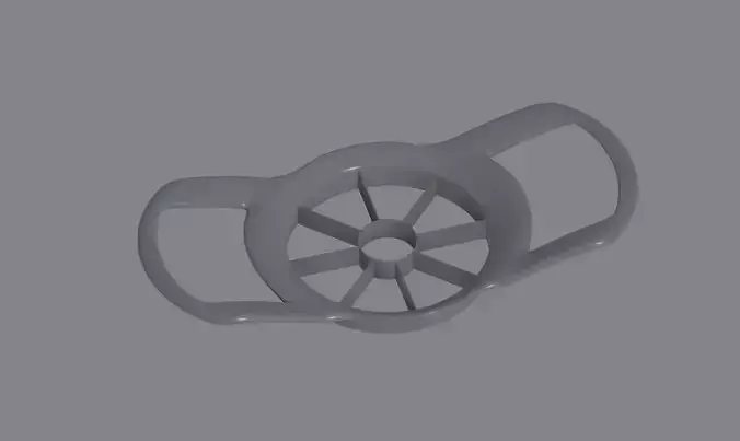 Apple Slicer 3D model