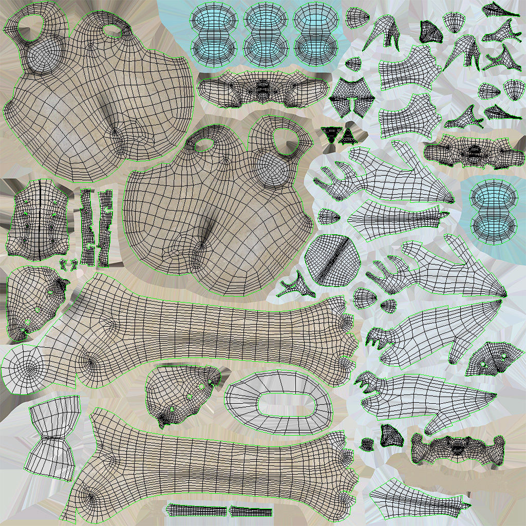 Replaced Hip Implant Low-poly 3D model_34