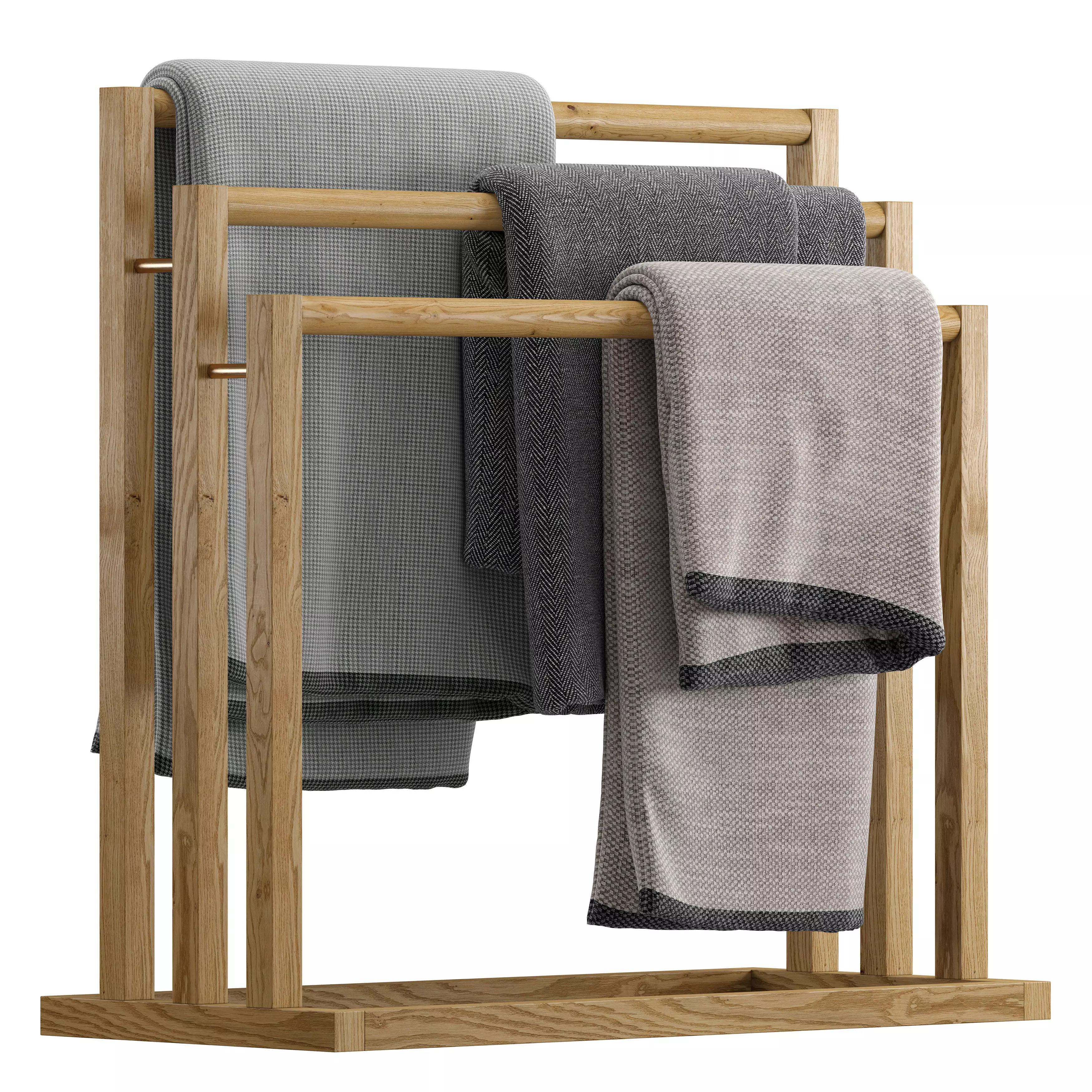 CB2 outdoor towel rack 3D model