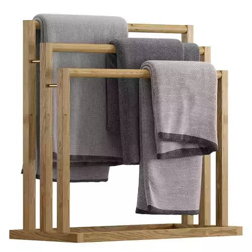 CB2 outdoor towel rack