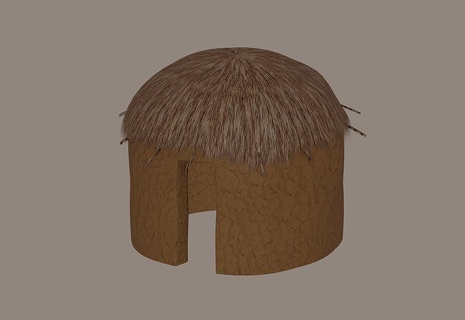 Hut model 3D model