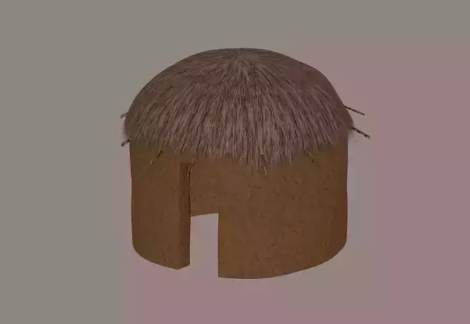 Hut model 3D model