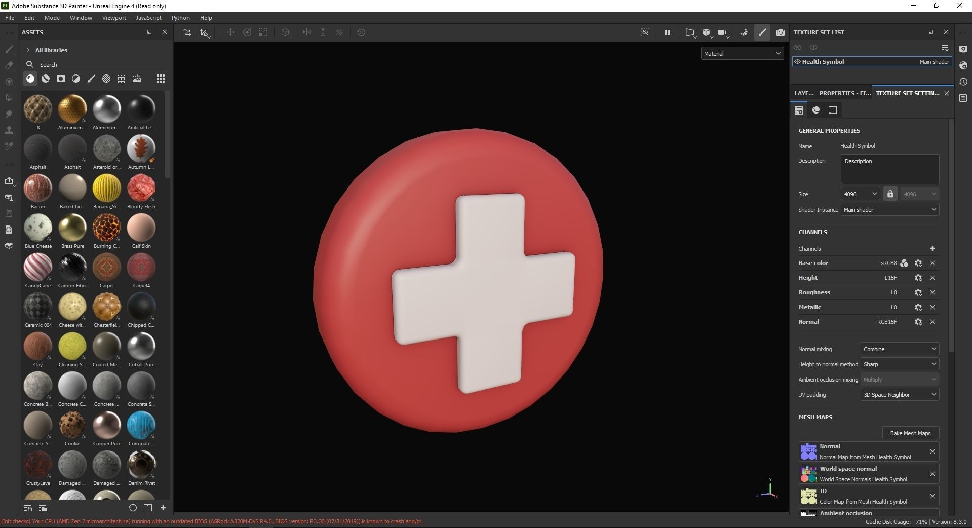 Health Symbol 3D Model Low-poly 3D model_7