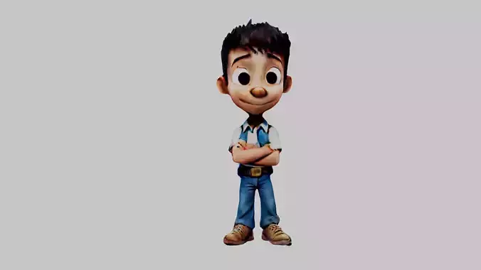 Man Cartoon Character