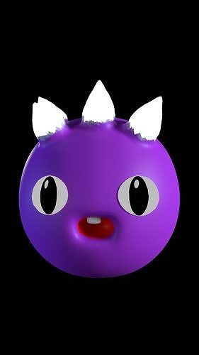 slime rachen3 Free 3D model