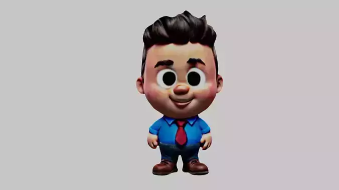  Man Cartoon Character