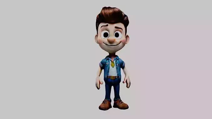Man Cartoon Character