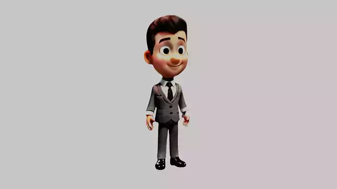 Man Cartoon Character