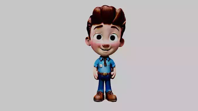 Man Cartoon Character