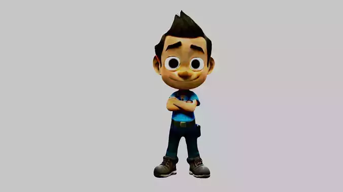 Man Cartoon Character