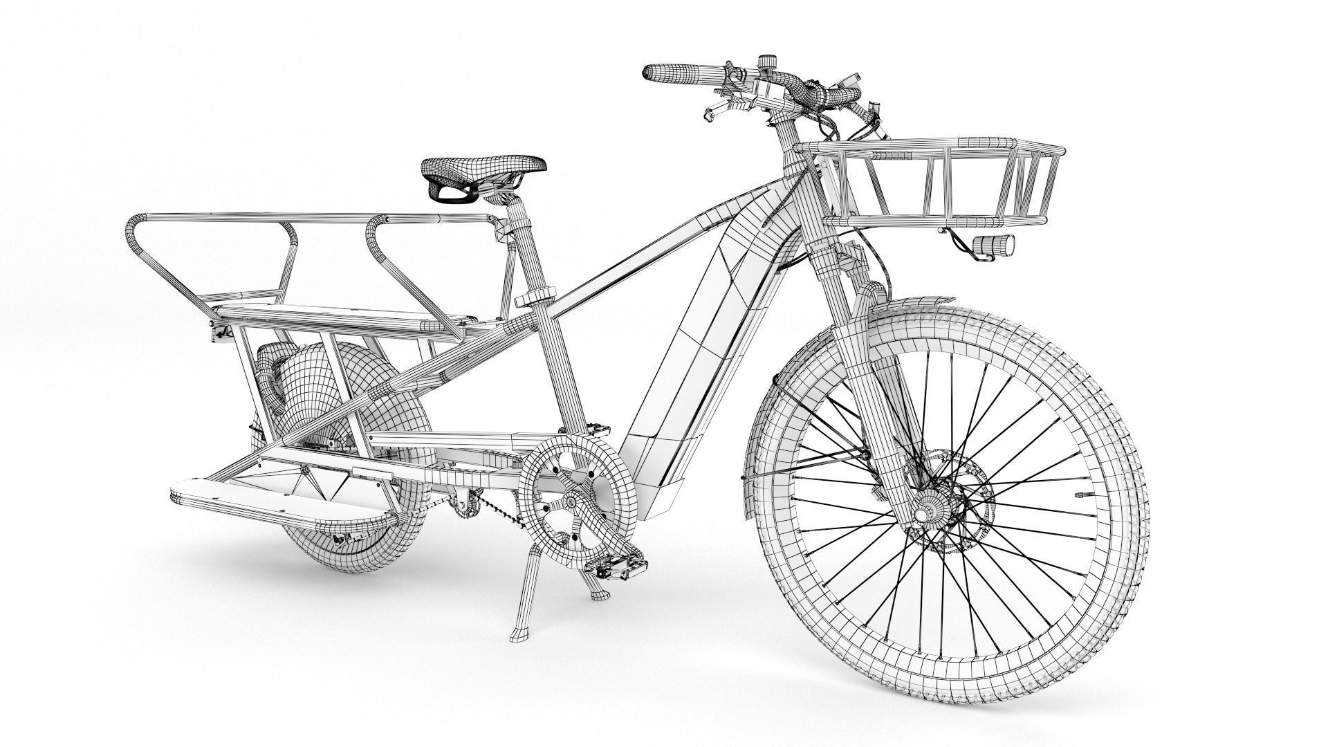 Decathlon Longtail R500 3D model_10