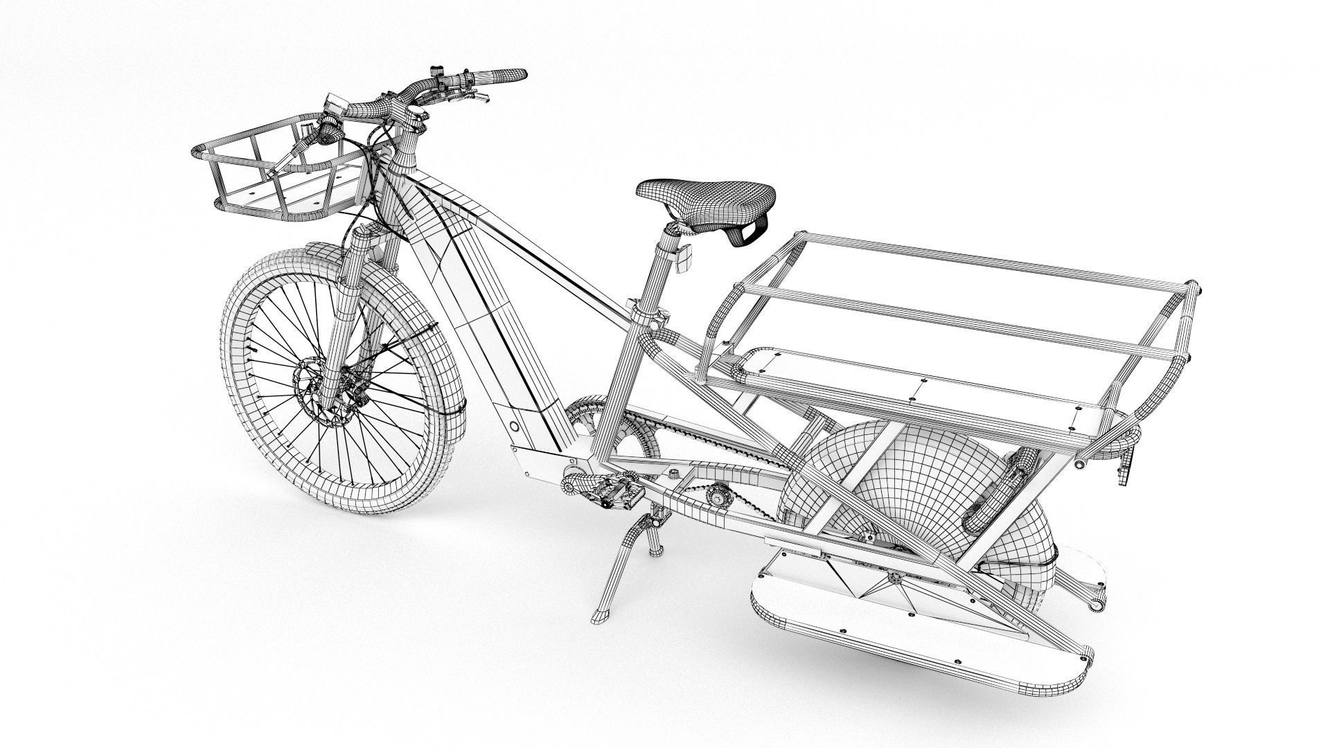 Decathlon Longtail R500 3D model_13