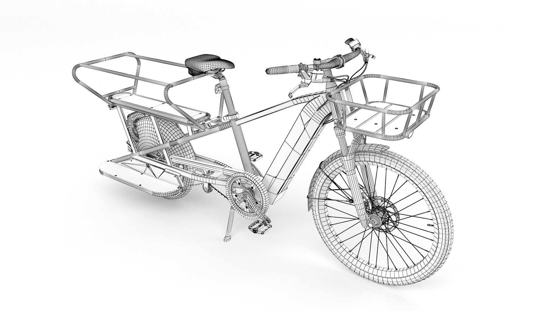 Decathlon Longtail R500 3D model_9