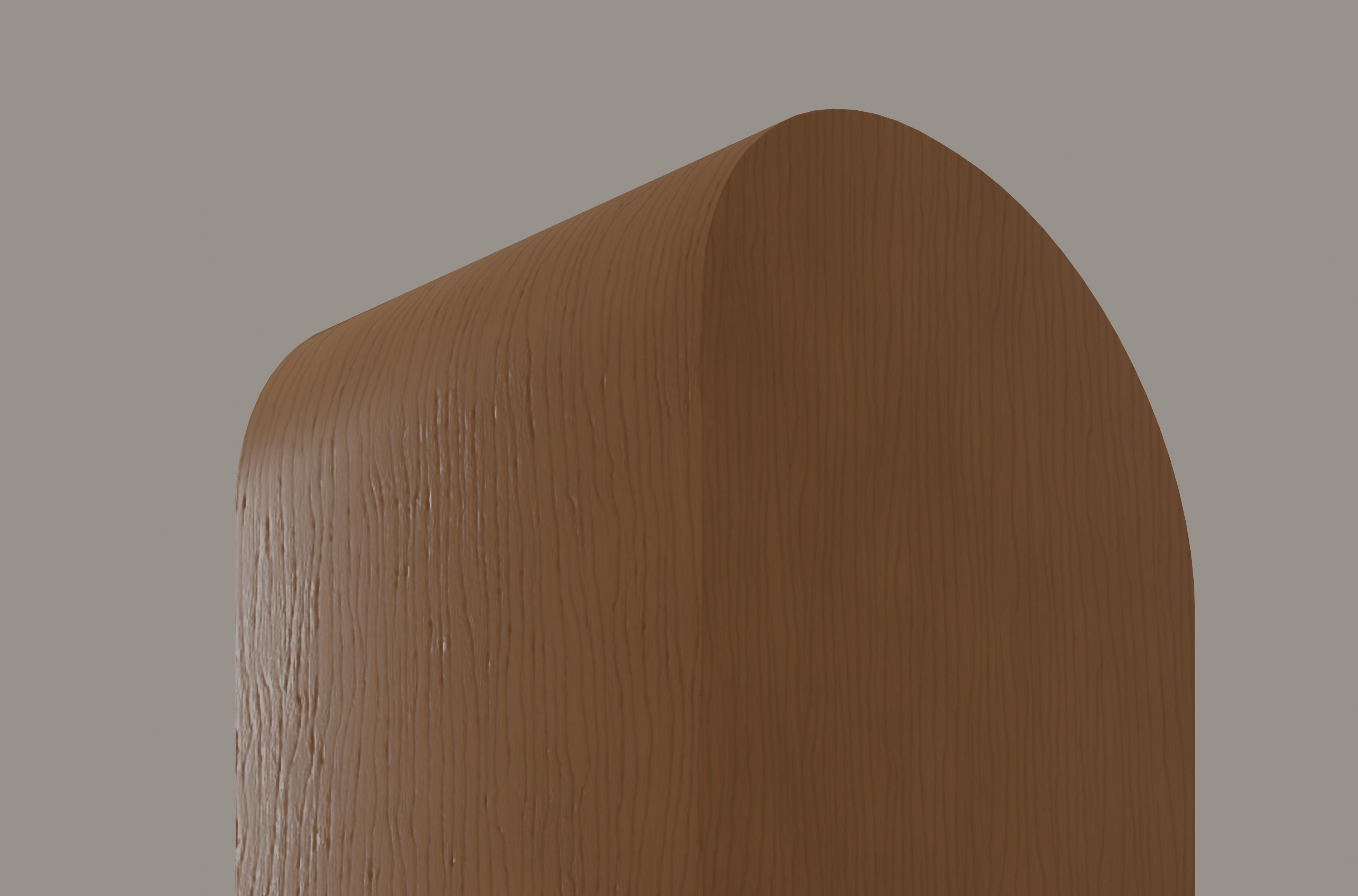 Round Bookshelf Low-poly 3D model_13