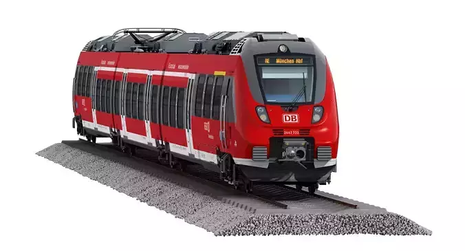 Bombardier TALENT 2 DB Regio 3D model