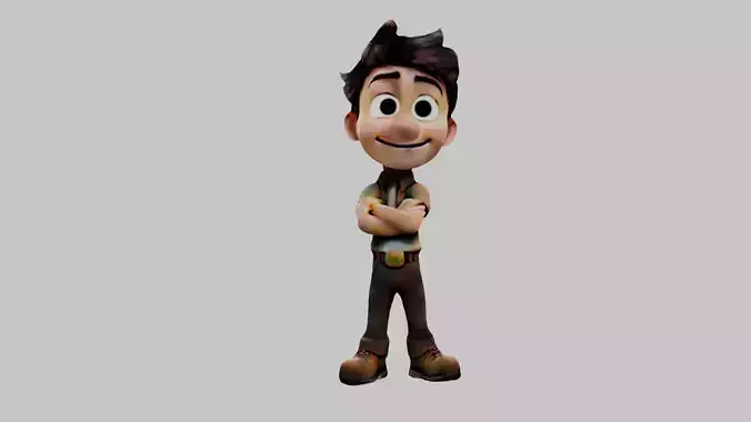 Man Cartoon Character