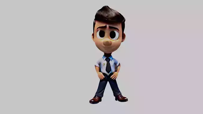 Man Cartoon Character