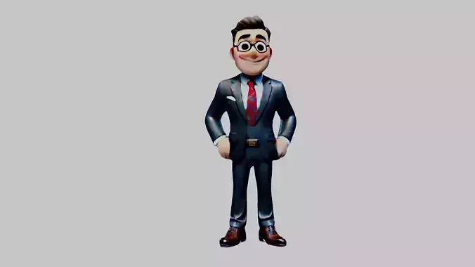 Man Cartoon Character