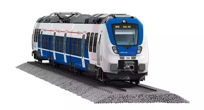 Bombardier TALENT 2 National Express 3D model