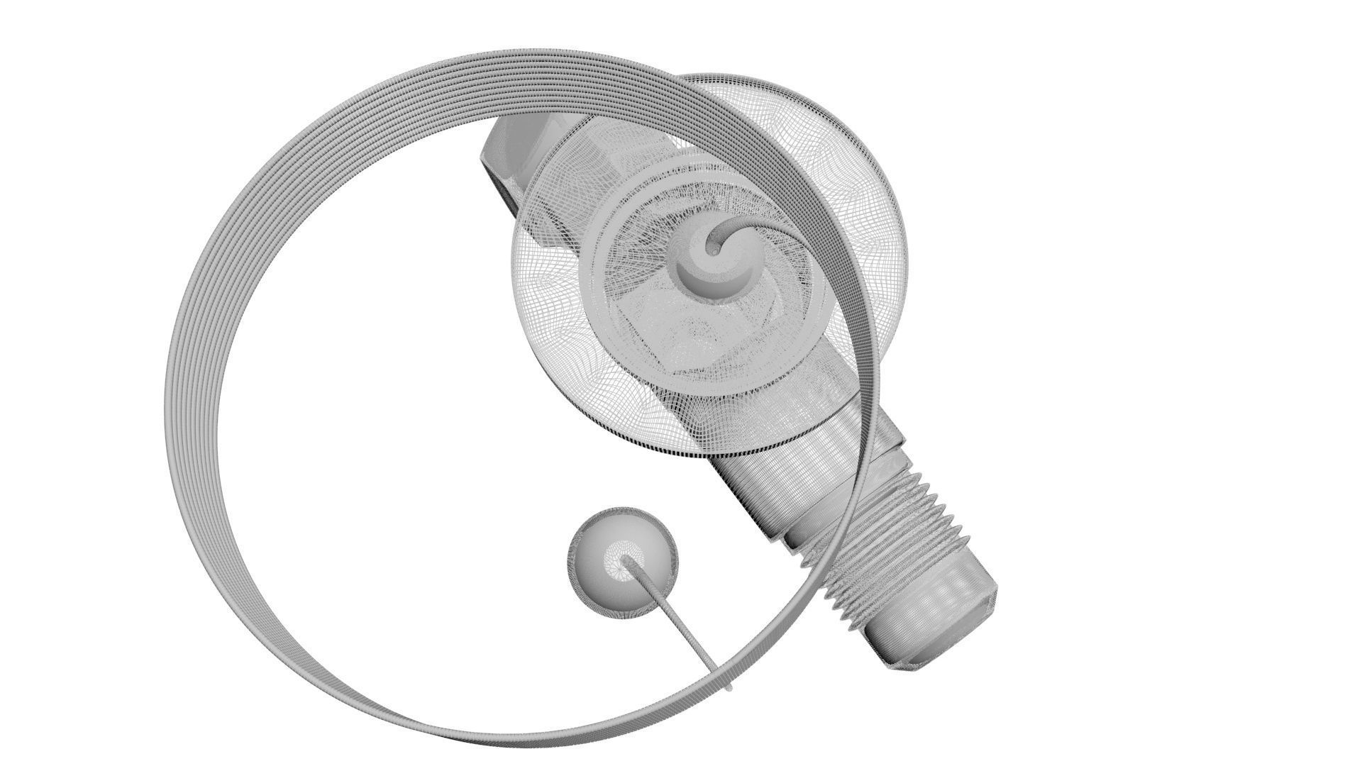 Refrigerator Expansion Valve 3D model_22