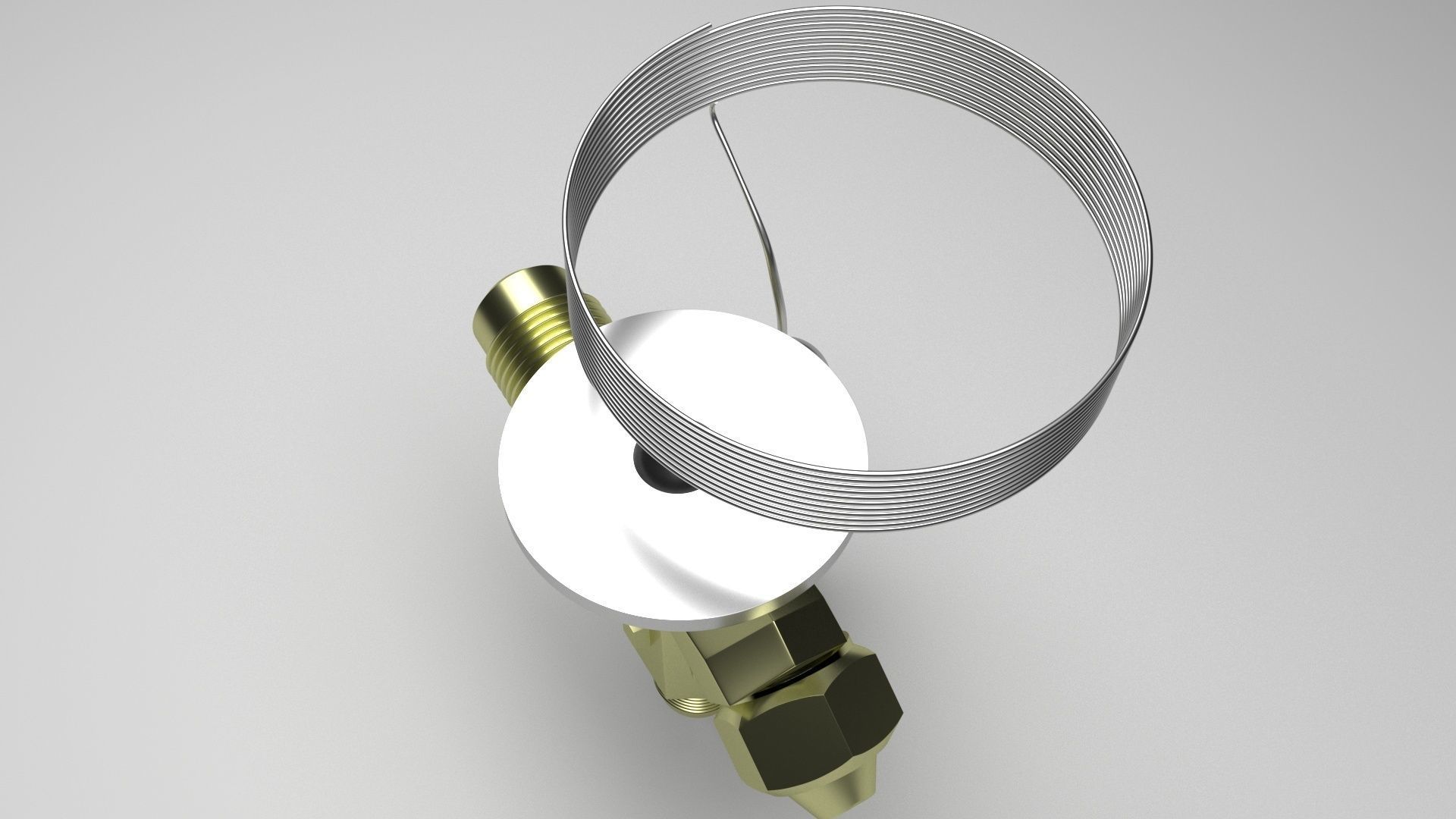 Refrigerator Expansion Valve 3D model_3