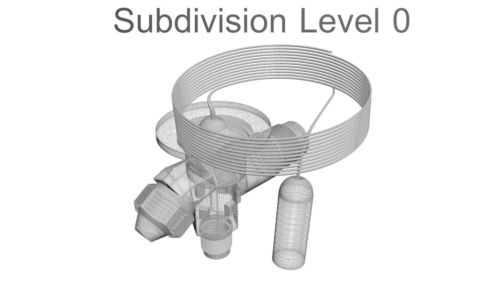 Refrigerator Expansion Valve 3D model_31
