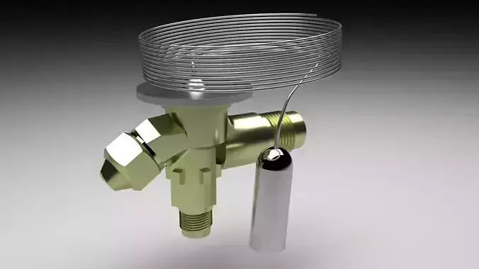 Refrigerator Expansion Valve 3D model