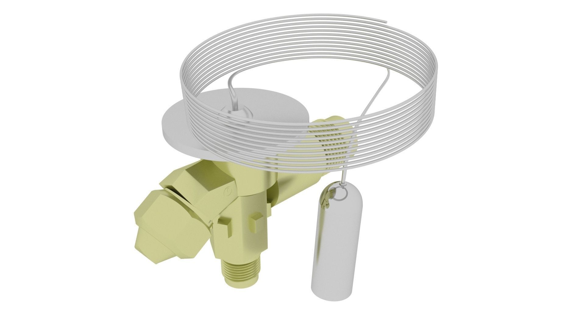 Refrigerator Expansion Valve 3D model_11