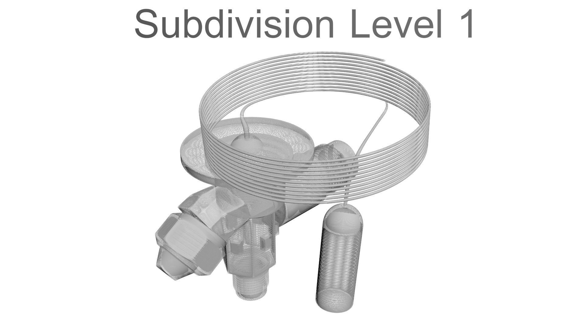 Refrigerator Expansion Valve 3D model_30