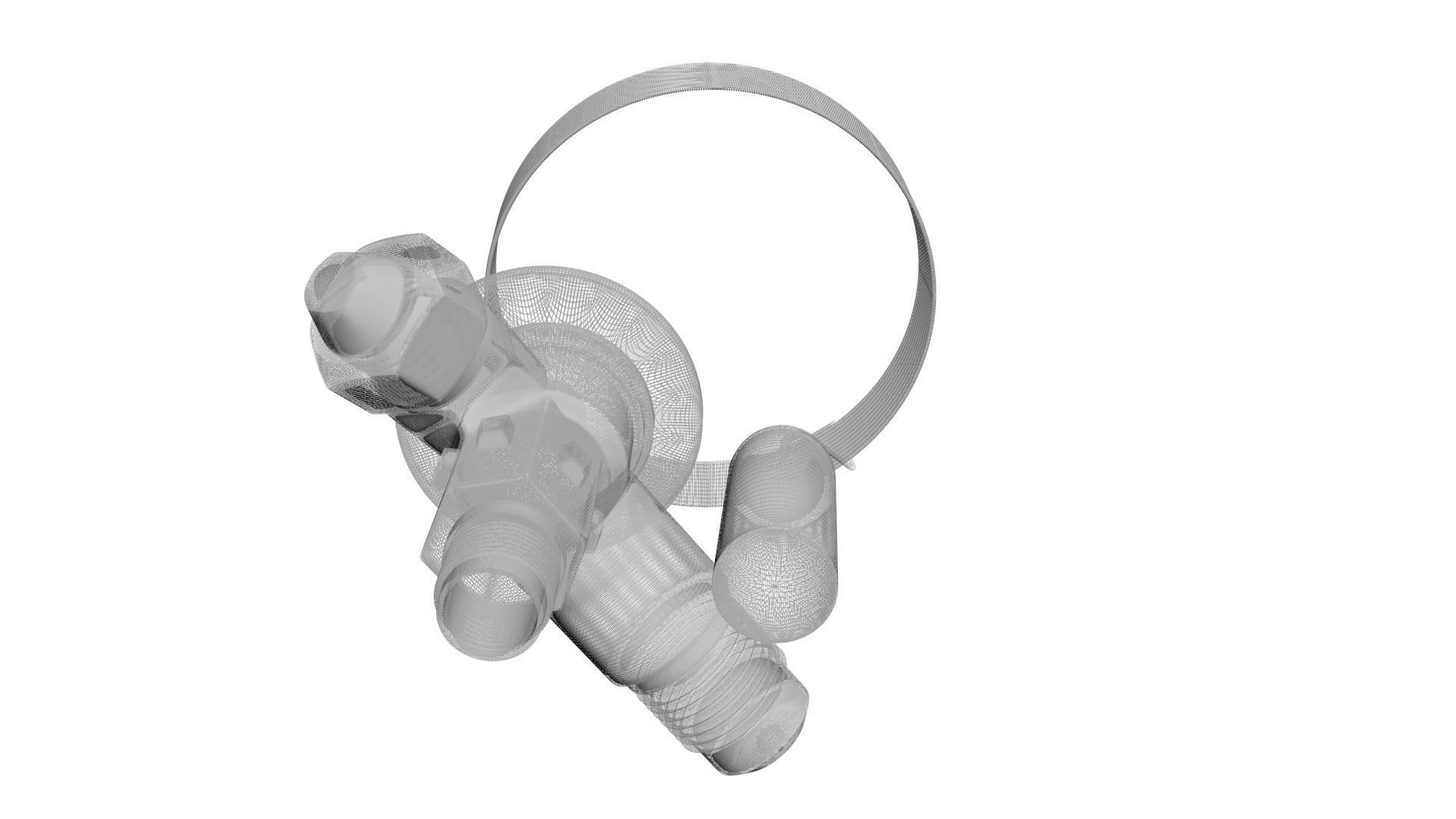 Refrigerator Expansion Valve 3D model_25