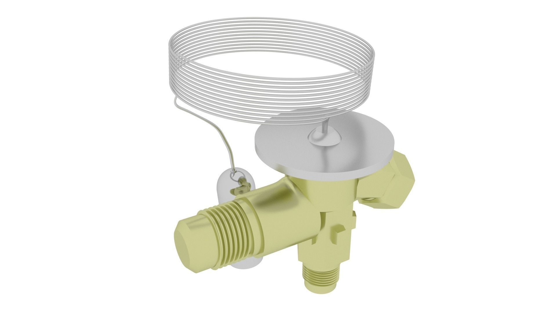 Refrigerator Expansion Valve 3D model_13