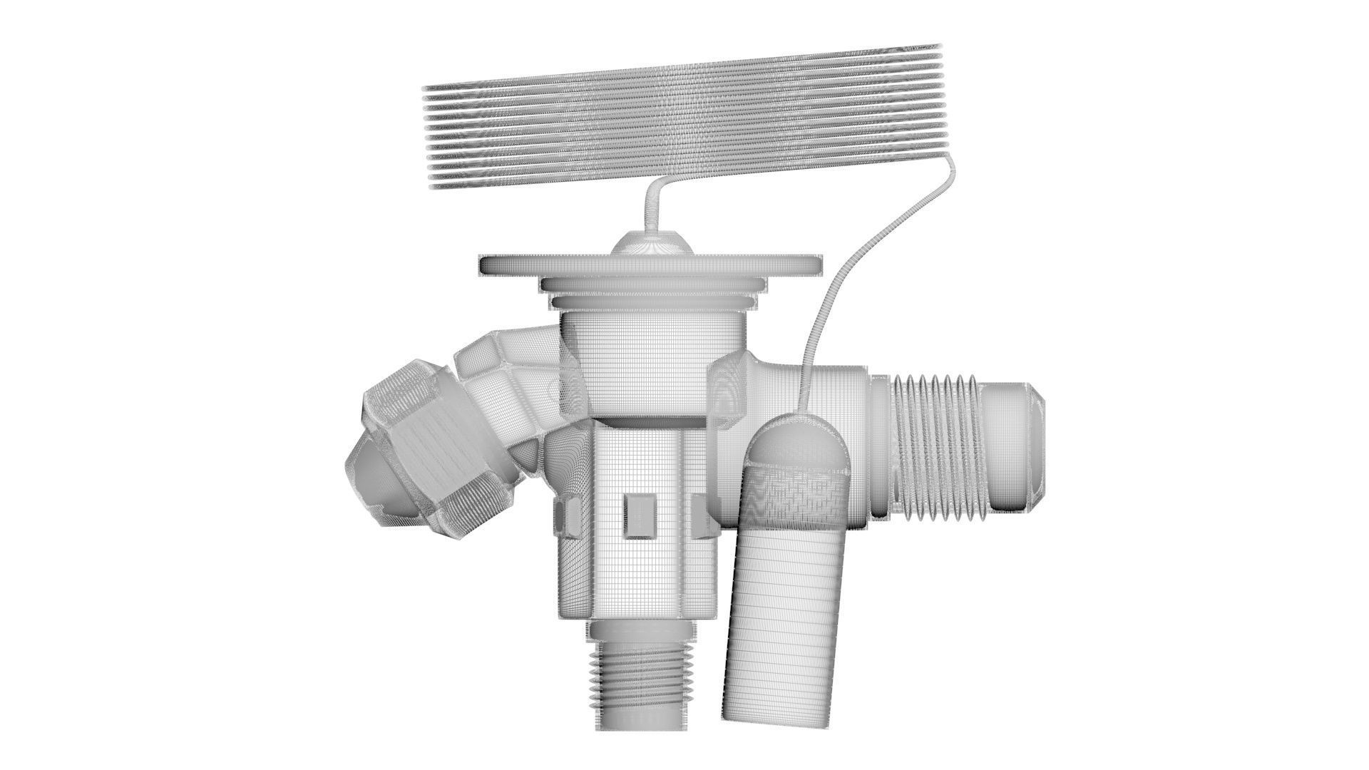 Refrigerator Expansion Valve 3D model_27