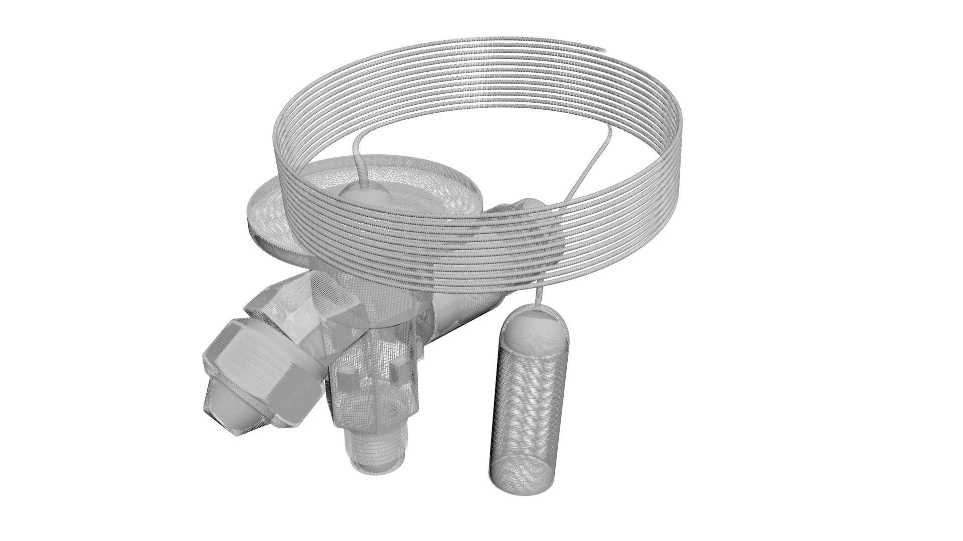 Refrigerator Expansion Valve 3D model_21
