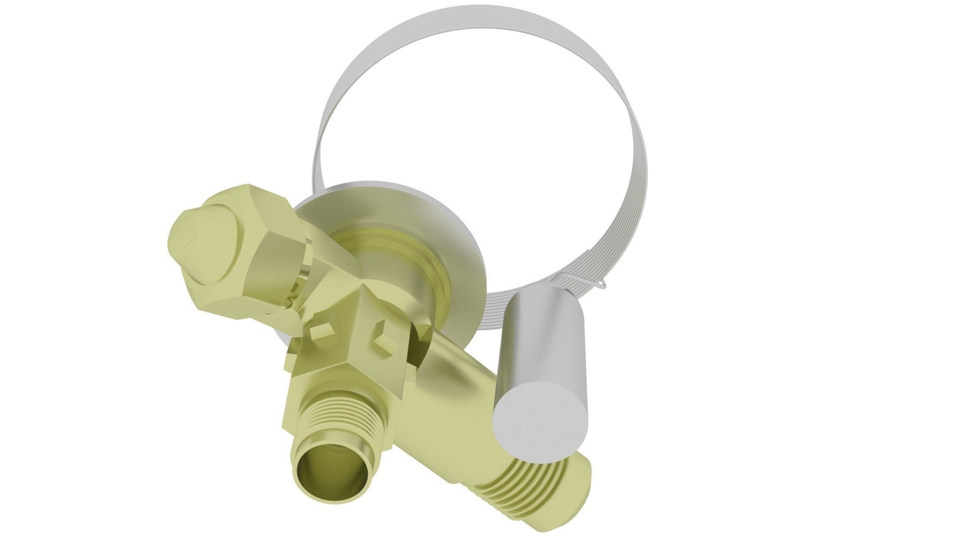 Refrigerator Expansion Valve 3D model_16