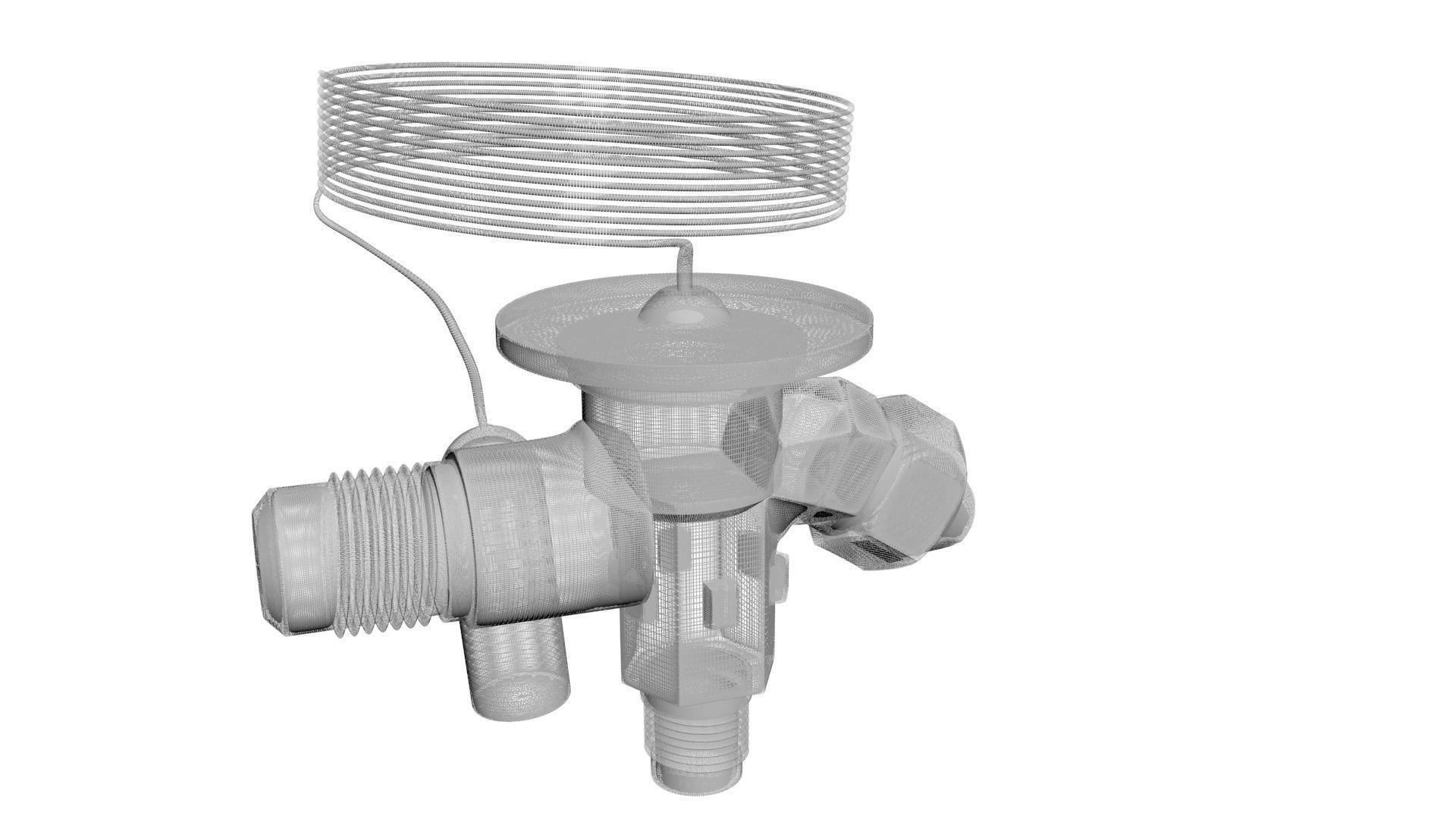 Refrigerator Expansion Valve 3D model_23