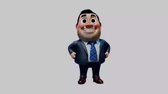 Man Cartoon Character