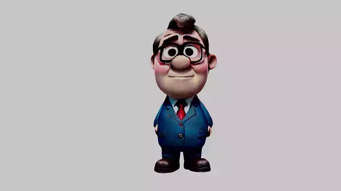 Man Cartoon Character
