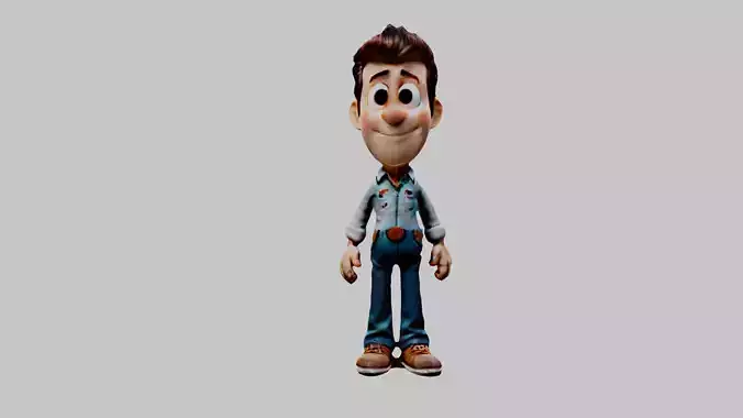 Man Cartoon Character