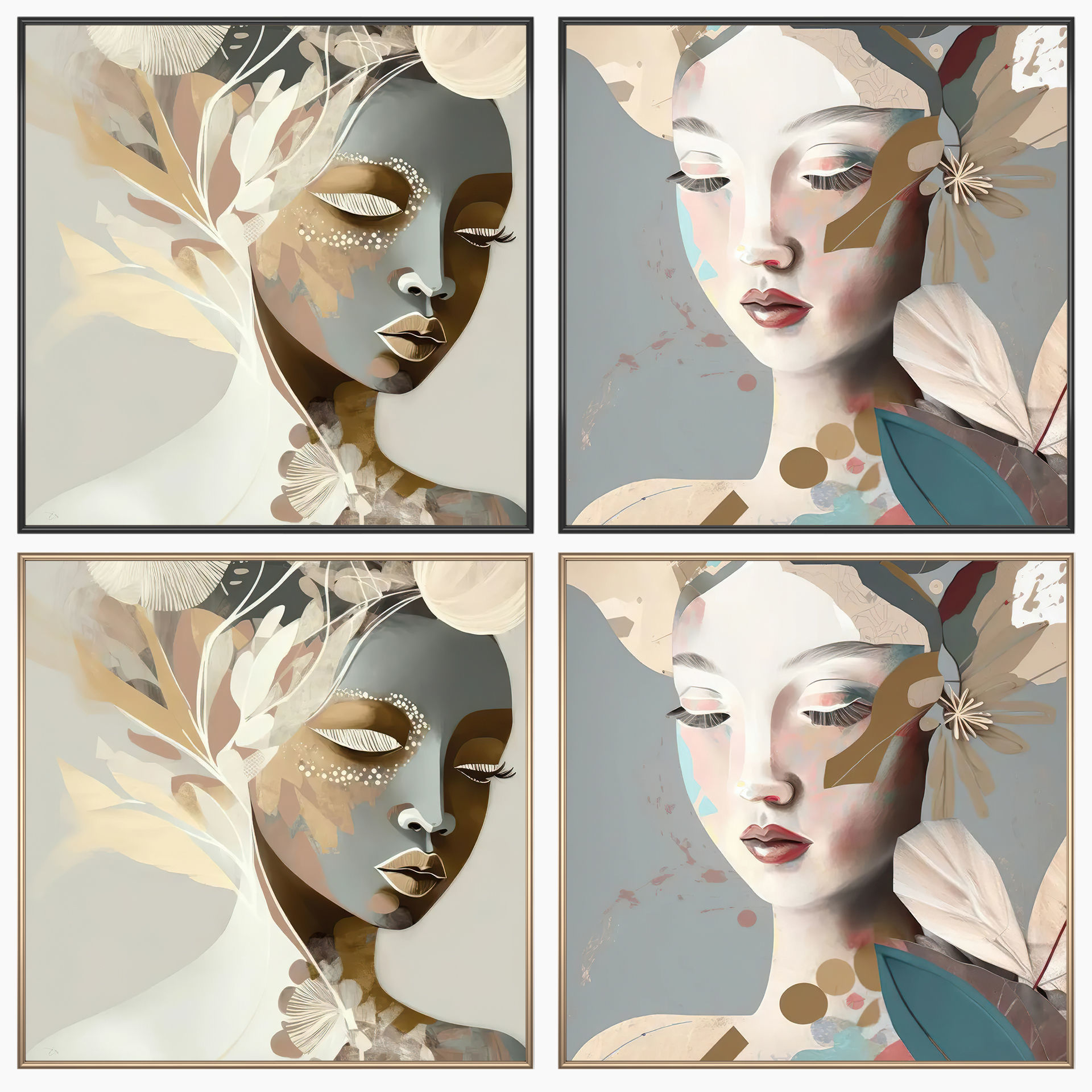 Wall Art Set 4182 3D model_1