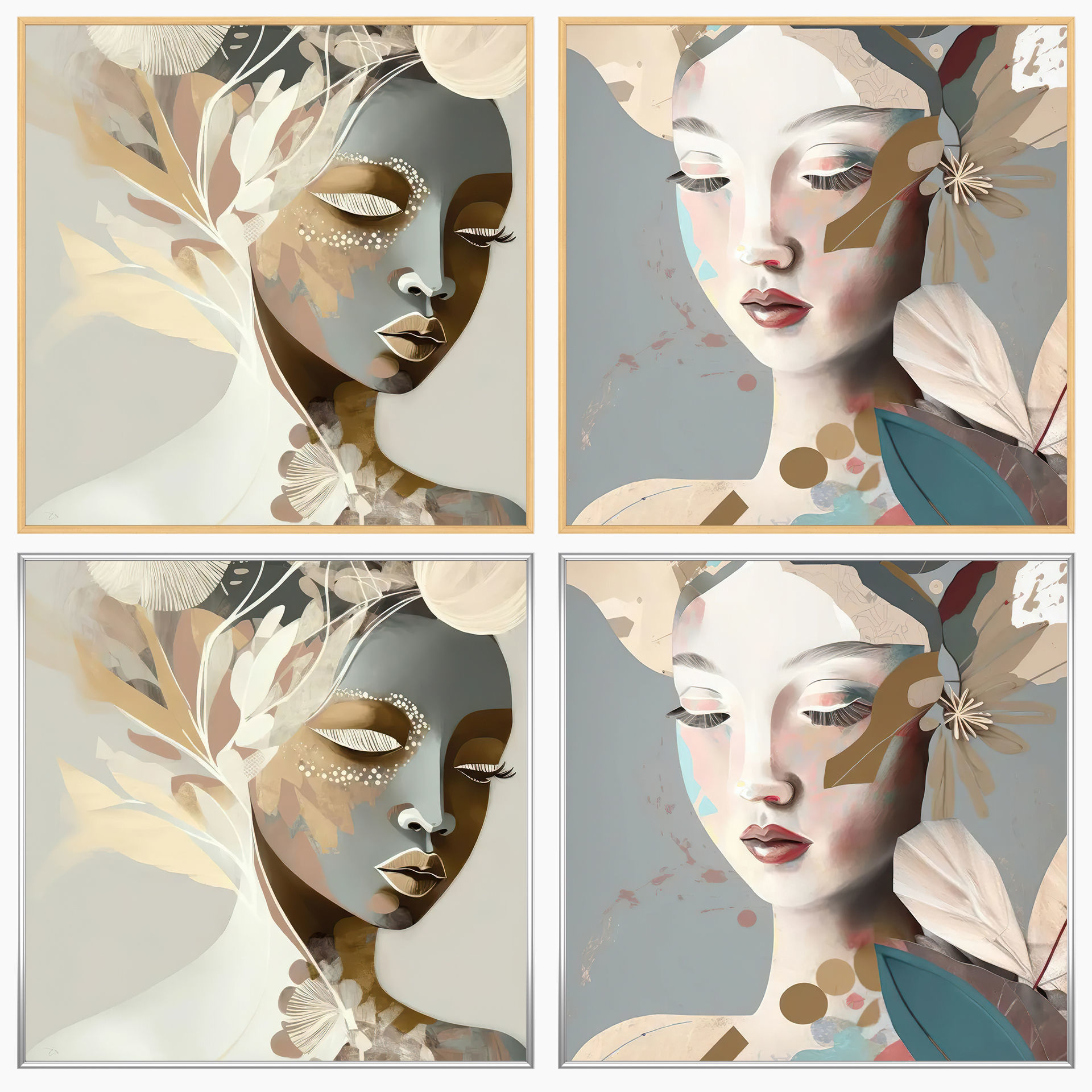 Wall Art Set 4182 3D model_2